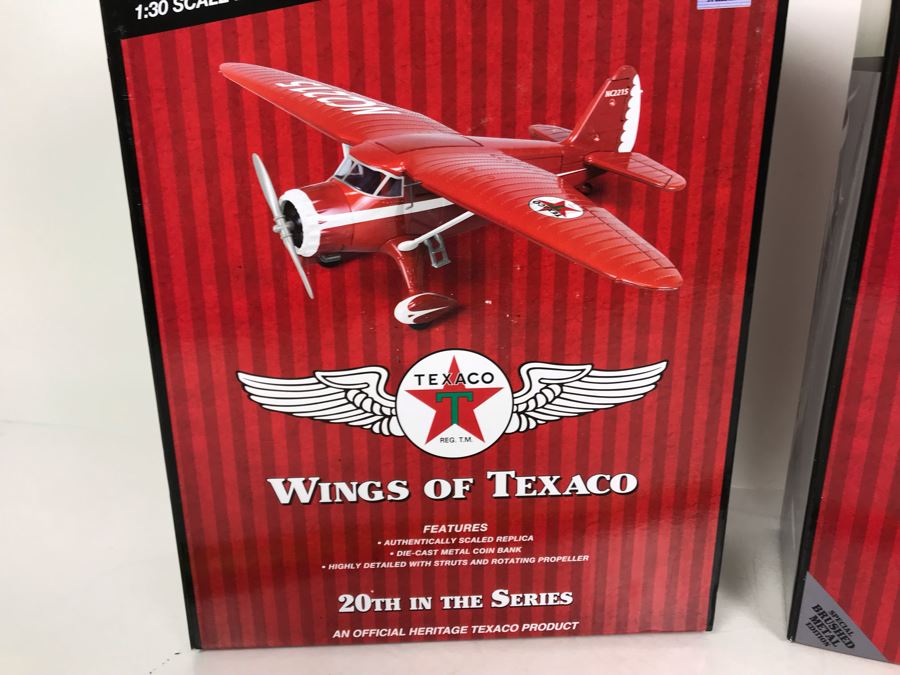 Pair Of New Old Stock Wings Of Texaco Collectible Planes [Photo 5]