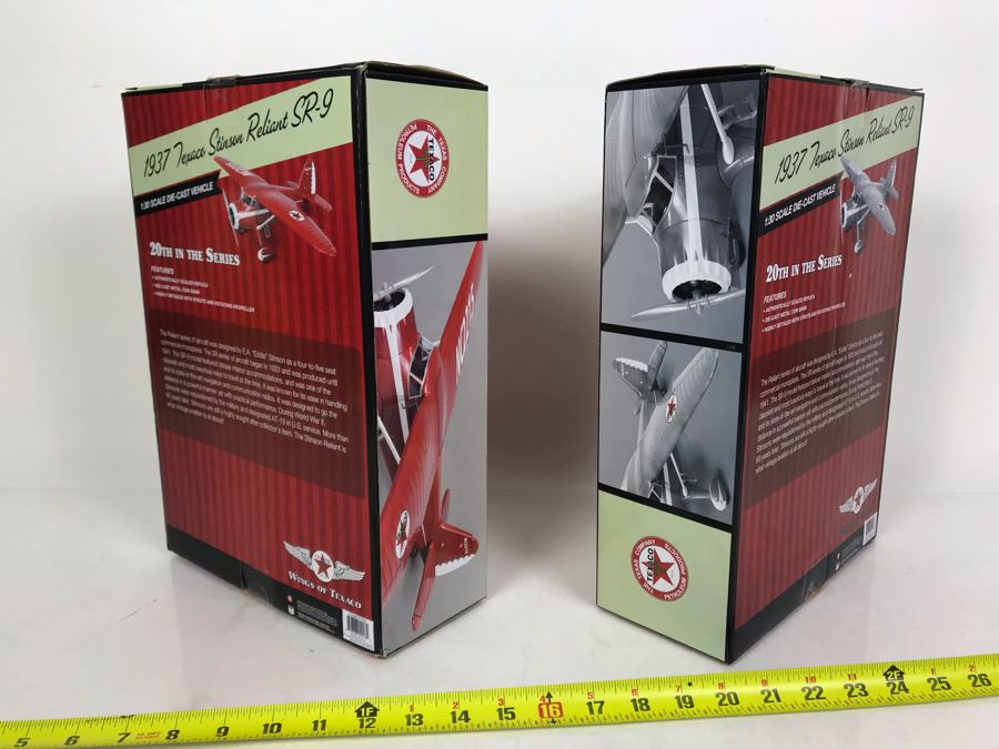 Pair Of New Old Stock Wings Of Texaco Collectible Planes [Photo 8]