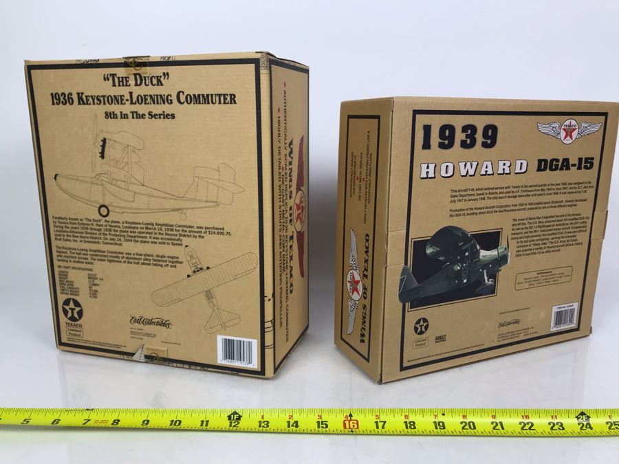 Pair Of New Old Stock Wings Of Texaco Collectible Planes [Photo 6]