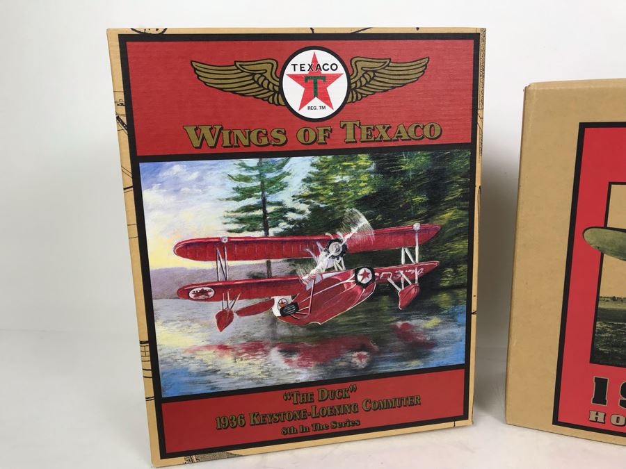 Pair Of New Old Stock Wings Of Texaco Collectible Planes [Photo 3]