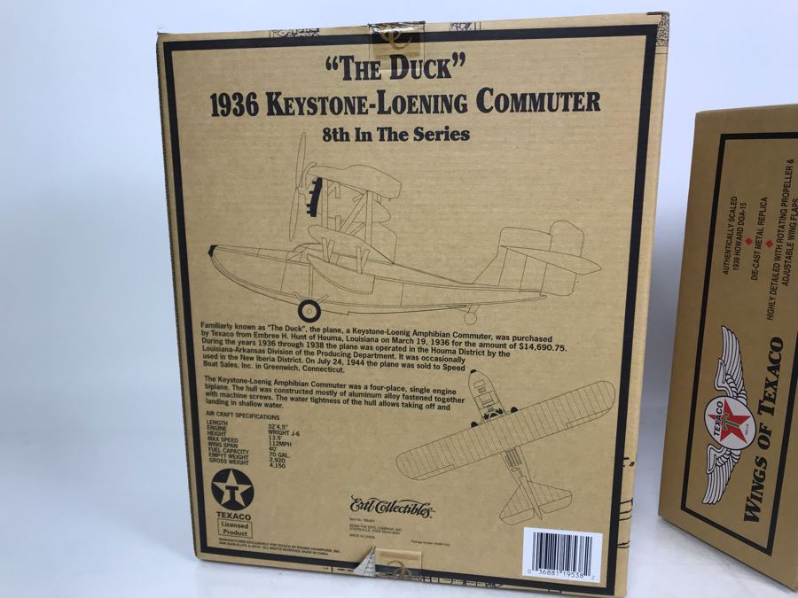 Pair Of New Old Stock Wings Of Texaco Collectible Planes [Photo 7]