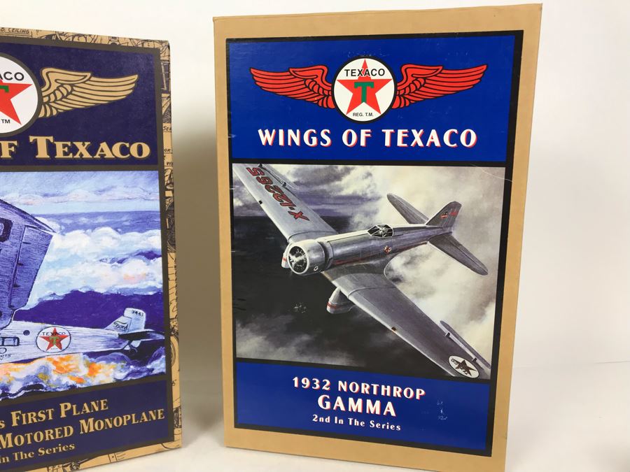 New Old Stock Wings Of Texaco Planes: 1932 Northrop Gamma 2nd In Series And 1927 Ford Tri-Motored Monoplane 7th In Series Estimate $100 [Photo 3]