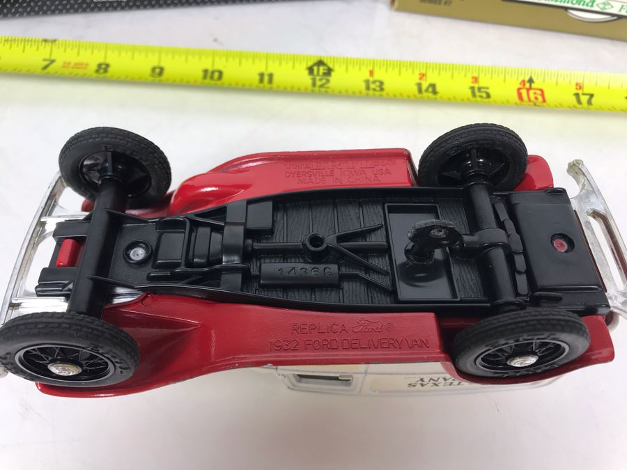 (3) ERTL/Texaco Collector Series Cast Iron Banks And (1) ERTL 1932 Ford Panel Delivery Ethyl Corporation [Photo 6]