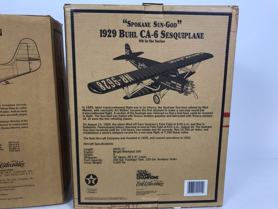 Pair Of New Old Stock Wings Of Texaco Collectible Planes [Photo 7]