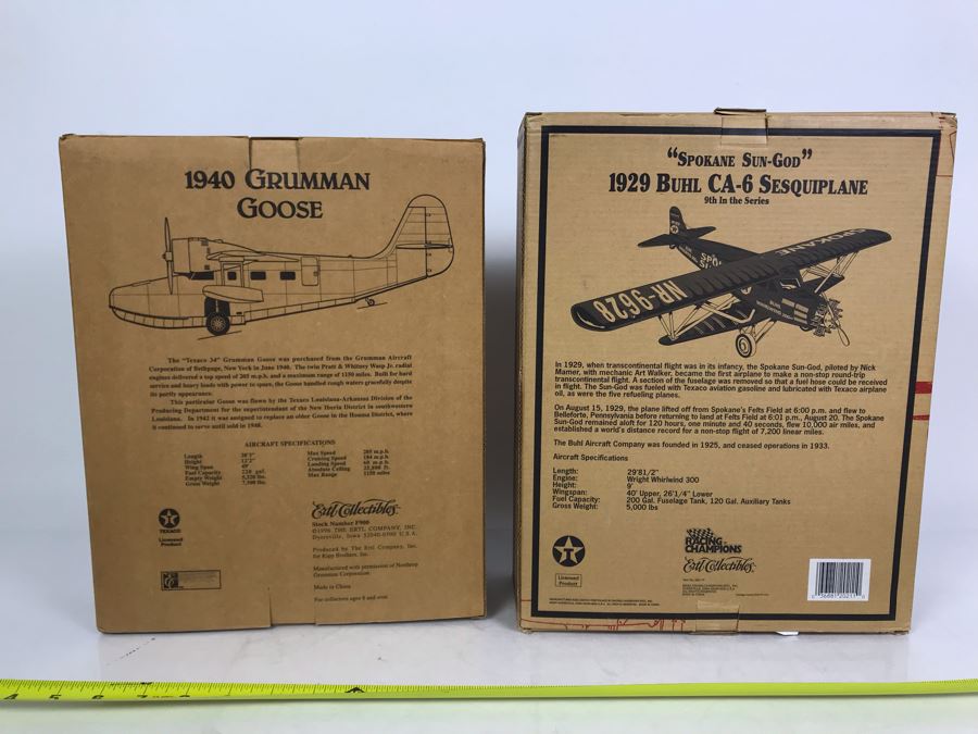 Pair Of New Old Stock Wings Of Texaco Collectible Planes [Photo 6]