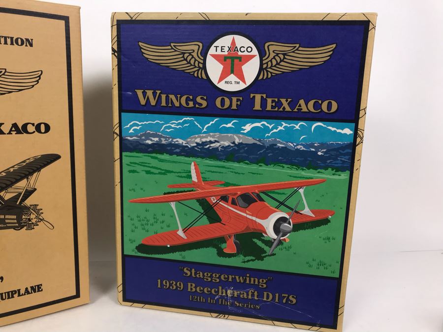 Pair Of New Old Stock Wings Of Texaco Collectible Planes [Photo 2]