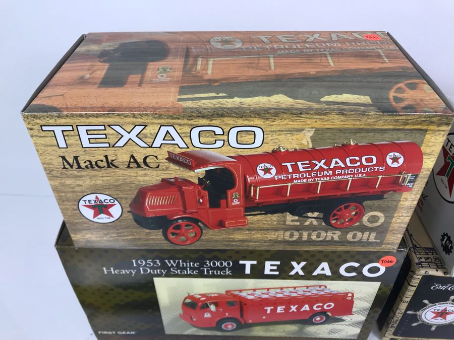 (4) New Old Stock Texaco Collectible Cast Iron Banks [Photo 8]