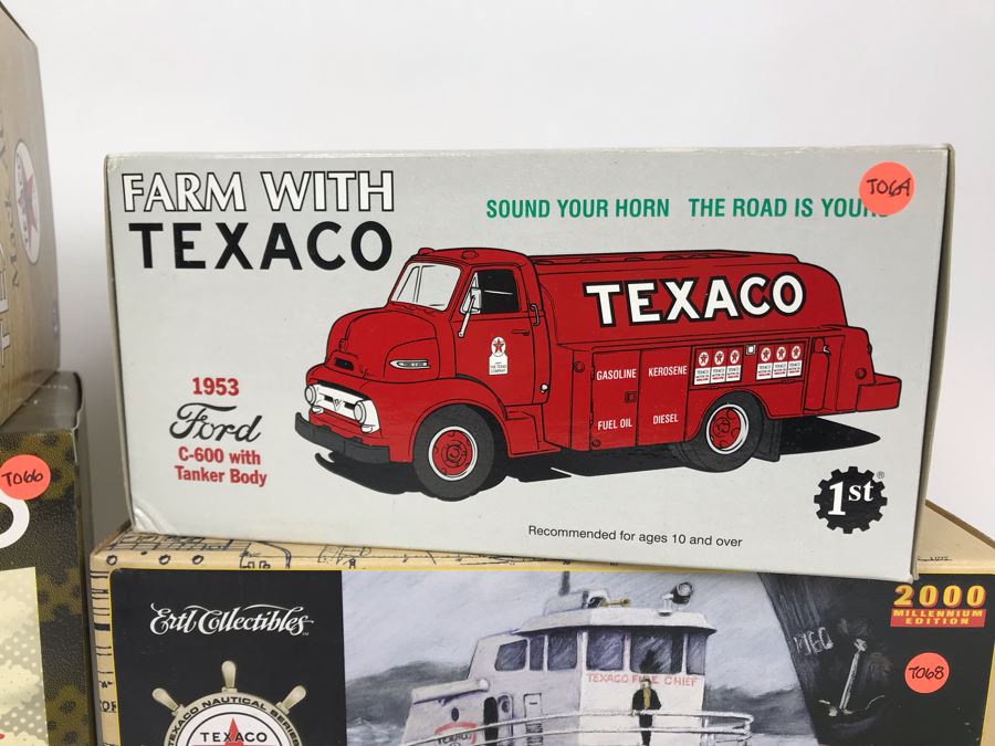 (4) New Old Stock Texaco Collectible Cast Iron Banks [Photo 3]