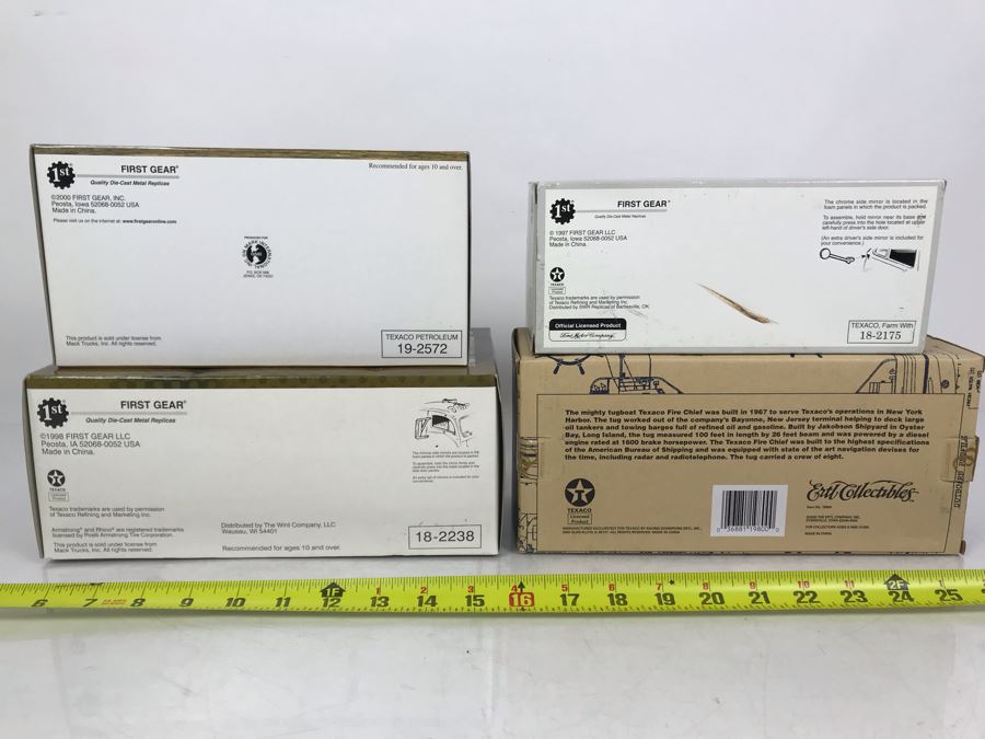 (4) New Old Stock Texaco Collectible Cast Iron Banks [Photo 10]