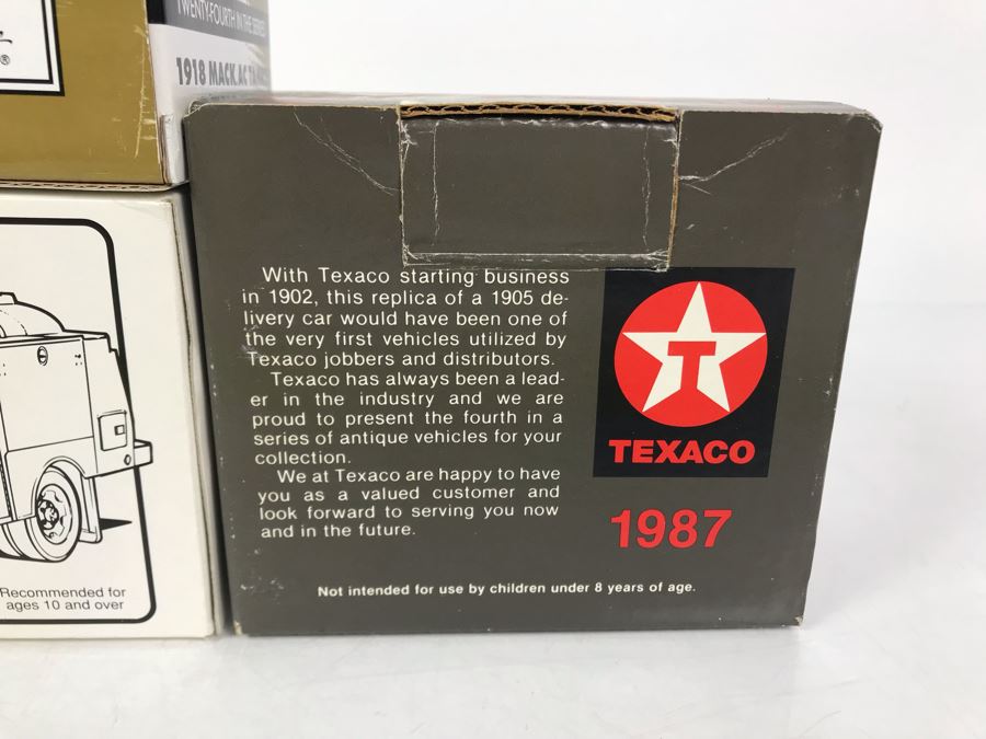 (3) New Old Stock Texaco Die Cast Trucks Banks [Photo 7]