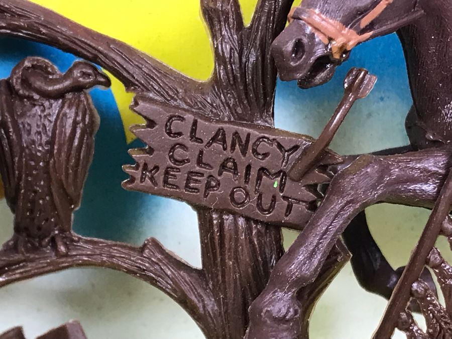 Vintage 1971 Deetail Wild West Metal Based Models With Cardboard Display Made In England Metal Soldiers [Photo 12]