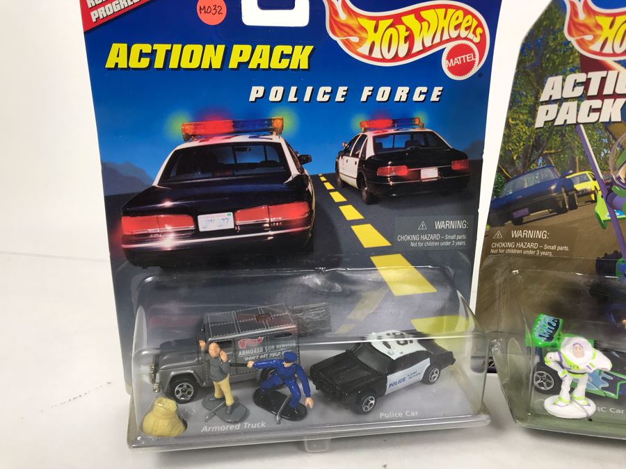 (3) New Old Stock Mattel Hot Wheels Action Packs: Toy Story, Police Force And Home Improvement - These Toys Prototyped By Client [Photo 10]