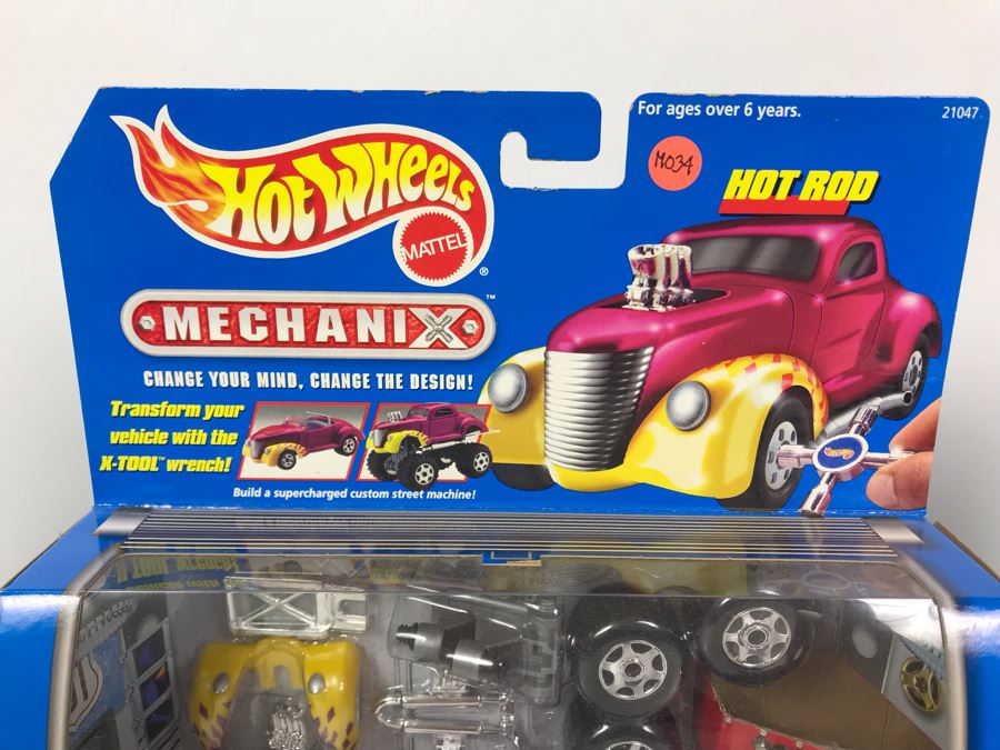 (3) New Old Stock Mattel Hot Wheels Mechanix: Hot Rod, Road Cannibal Motorcycle, Rocket Cycle - These Items Prototyped By Client [Photo 4]