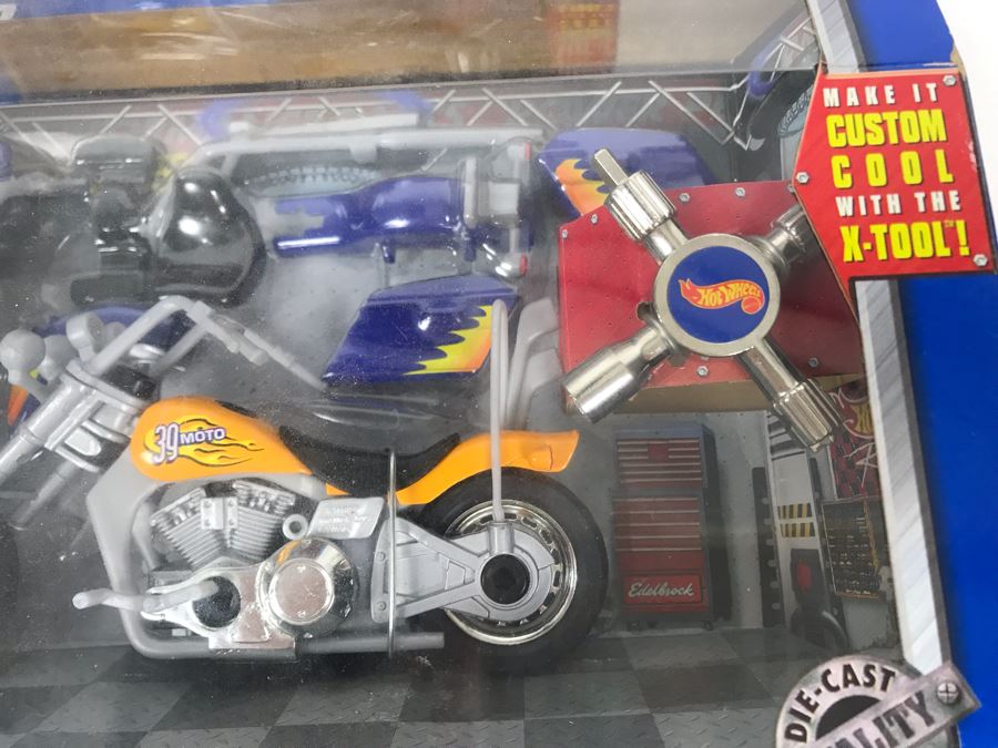 (3) New Old Stock Mattel Hot Wheels Mechanix: Hot Rod, Road Cannibal Motorcycle, Rocket Cycle - These Items Prototyped By Client [Photo 13]