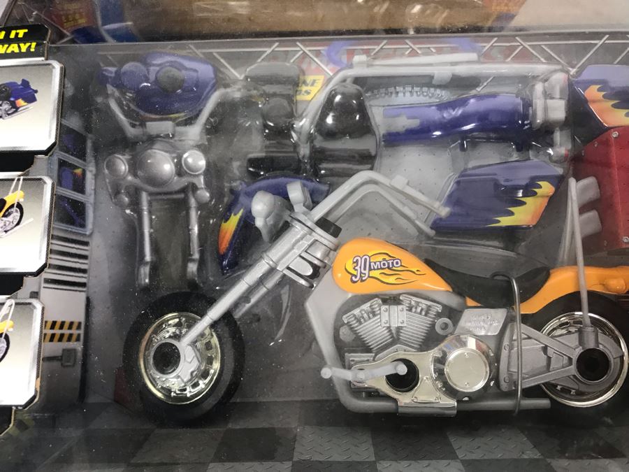 (3) New Old Stock Mattel Hot Wheels Mechanix: Hot Rod, Road Cannibal Motorcycle, Rocket Cycle - These Items Prototyped By Client [Photo 12]