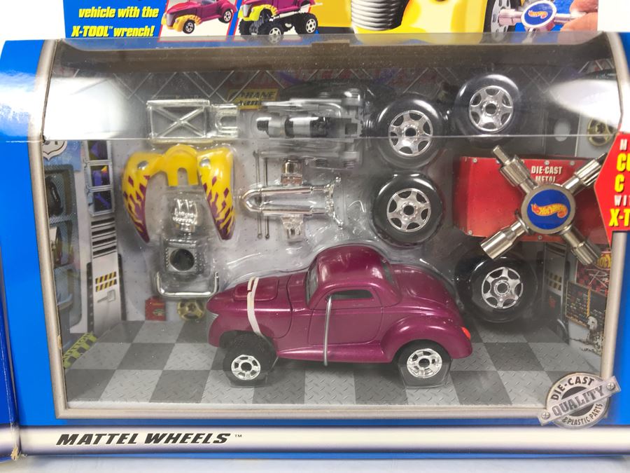 (3) New Old Stock Mattel Hot Wheels Mechanix: Hot Rod, Road Cannibal Motorcycle, Rocket Cycle - These Items Prototyped By Client [Photo 5]