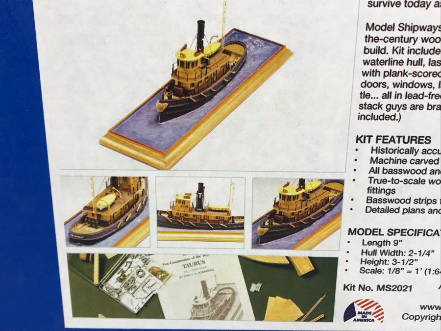 New Old Stock Taurus American Steam Towboat 1900 Model [Photo 4]