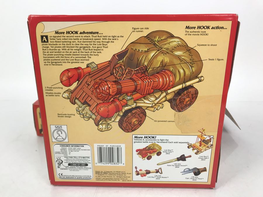 Mattel 1991 Hook Movie Toys: Attack Raft And Strike Tank - Client Prototyped These Toys [Photo 6]