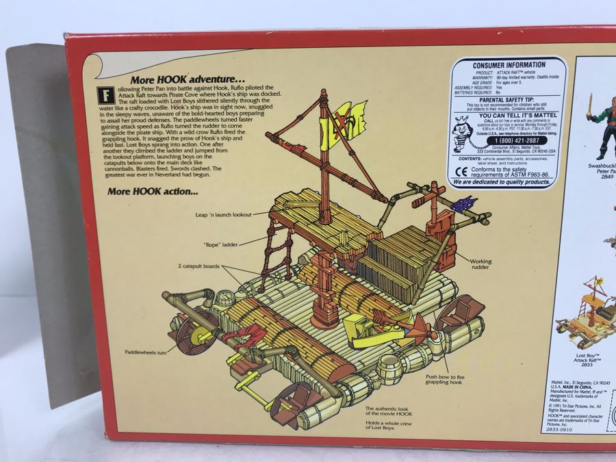 Mattel 1991 Hook Movie Toys: Attack Raft And Strike Tank - Client Prototyped These Toys [Photo 10]