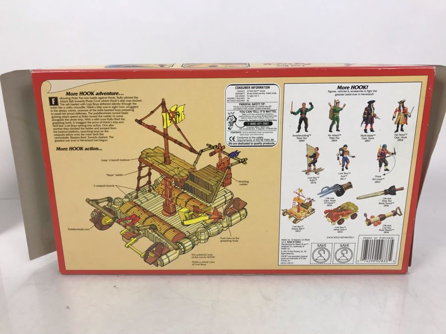 Mattel 1991 Hook Movie Toys: Attack Raft And Strike Tank - Client Prototyped These Toys [Photo 9]
