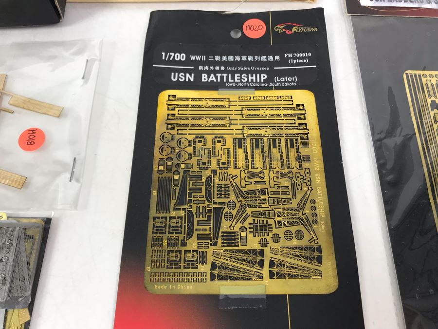 Huge Collection Of Detailed Naval USN Battleship Model Parts Including WWII US Navy Missouri Ship Model Lion Roar Models [Photo 22]