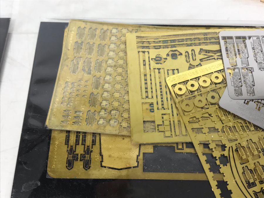 Huge Collection Of Detailed Naval USN Battleship Model Parts Including WWII US Navy Missouri Ship Model Lion Roar Models [Photo 13]