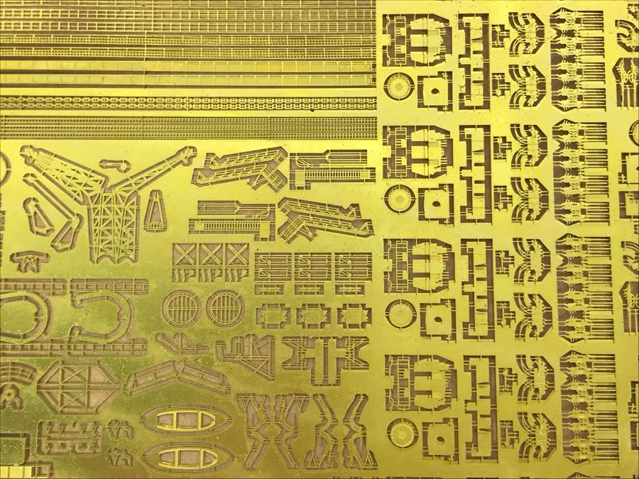 Huge Collection Of Detailed Naval USN Battleship Model Parts Including WWII US Navy Missouri Ship Model Lion Roar Models [Photo 5]