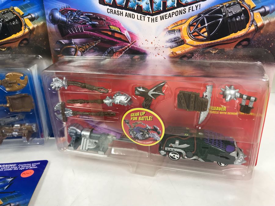 (4) Vintage 1994 New Old Stock Mattel Hot Wheels Road Wars Cars [Photo 7]