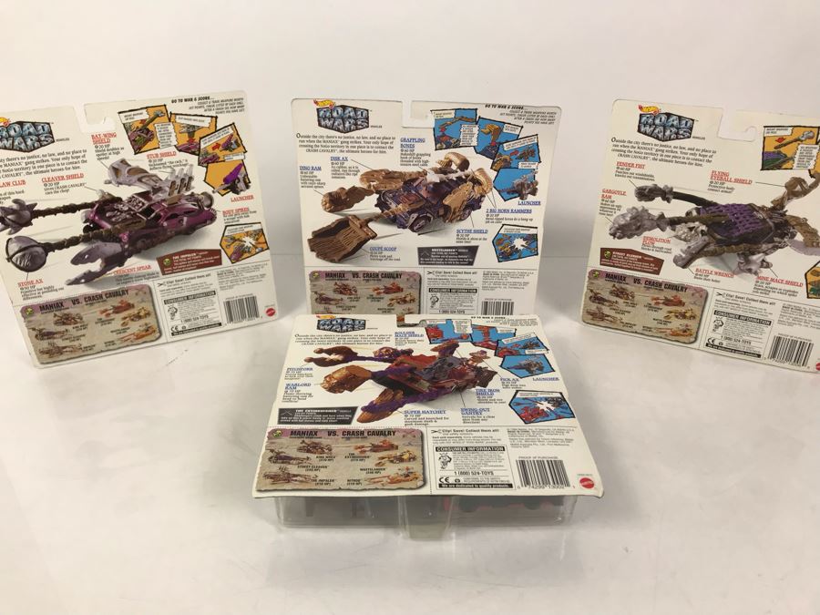 (4) Vintage 1994 New Old Stock Mattel Hot Wheels Road Wars Cars [Photo 8]