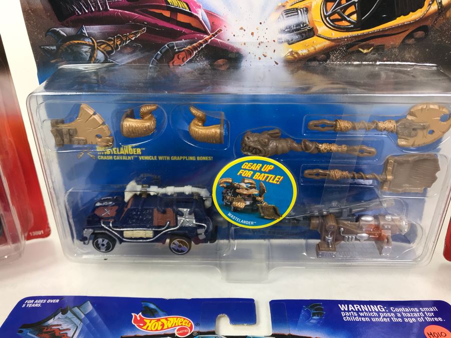 (4) Vintage 1994 New Old Stock Mattel Hot Wheels Road Wars Cars [Photo 5]