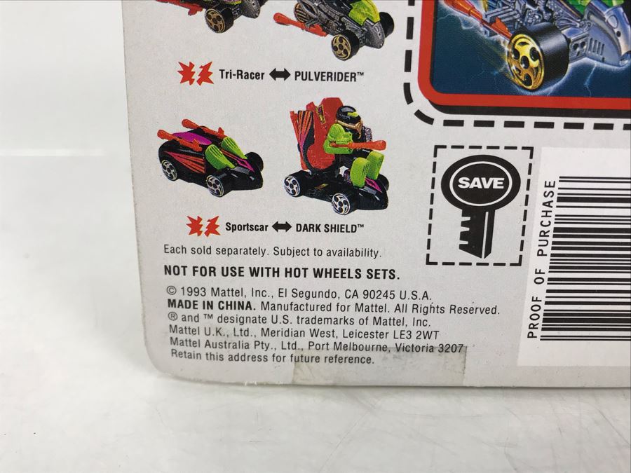 Vintage 1993 New Old Stock Mattel Hot Wheels Key Force Warriors [Photo 8]