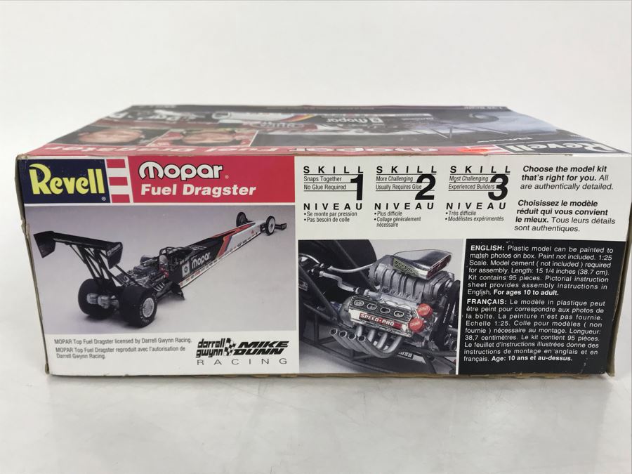 New Old Stock Revell Mopar Fuel Dragster Model Car Kit [Photo 7]