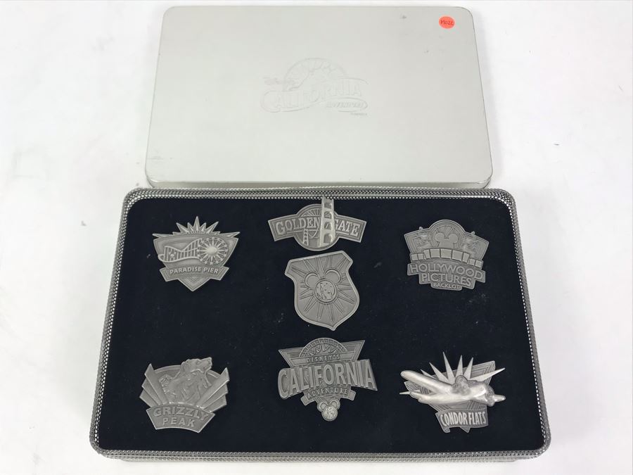 Walt Disneys California Adventure Exclusive Annual Passholders 6 Pin Set [Photo 1]