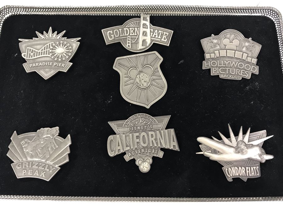 Walt Disneys California Adventure Exclusive Annual Passholders 6 Pin Set [Photo 3]