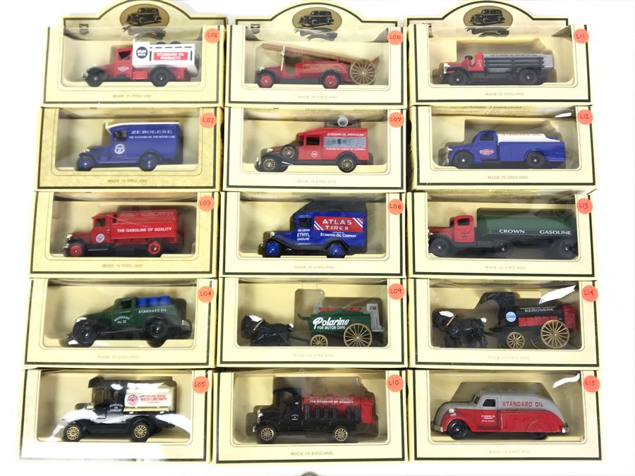 (15) Vintage New Old Stock Chevron Lledo Die-Cast Metal Replica Cars Made In England - See Photos For Individual Cars [Photo 3]
