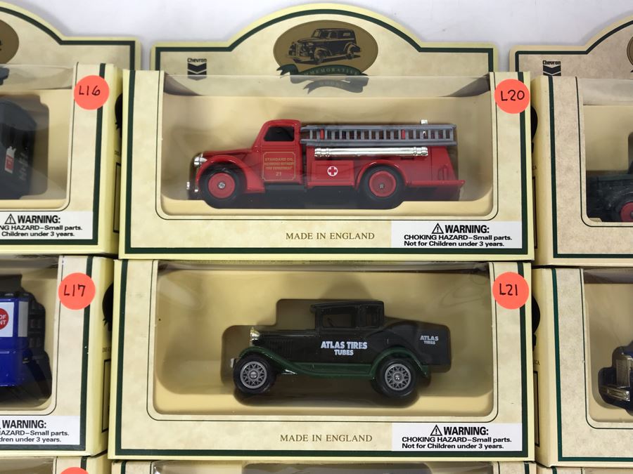 (12) Vintage New Old Stock Chevron Lledo Die-Cast Metal Replica Cars Made In England - See Photos For Individual Cars [Photo 5]