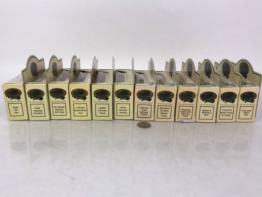(12) Vintage New Old Stock Chevron Lledo Die-Cast Metal Replica Cars Made In England - See Photos For Individual Cars [Photo 13]