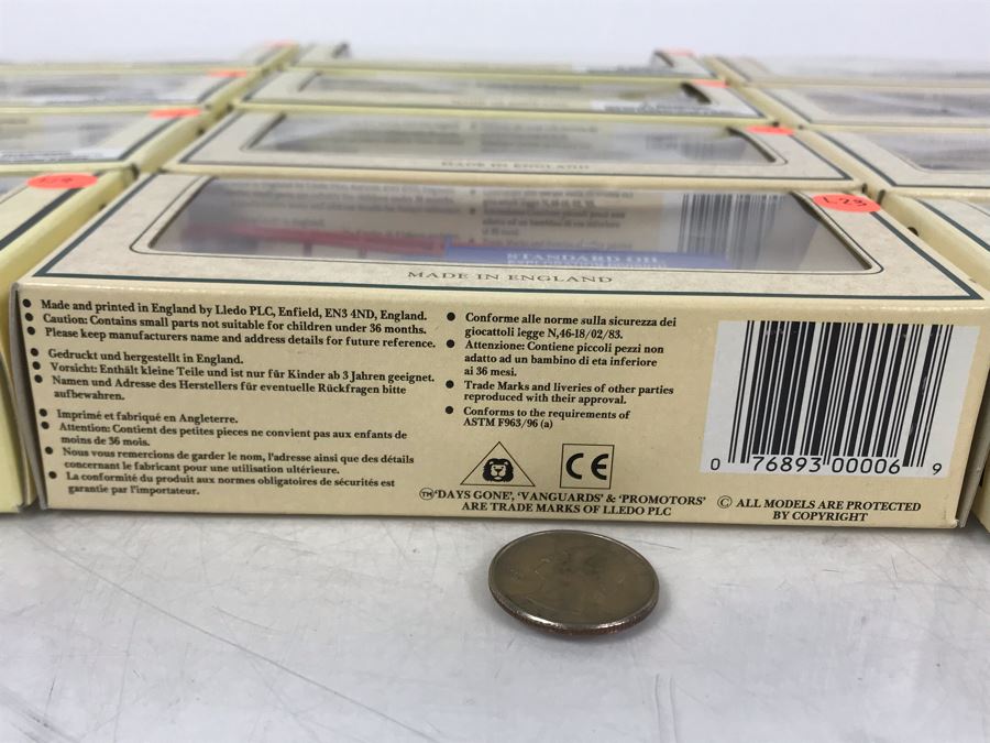 (12) Vintage New Old Stock Chevron Lledo Die-Cast Metal Replica Cars Made In England - See Photos For Individual Cars [Photo 9]