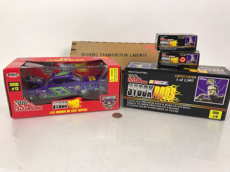 Collectible Limited Edition NASCAR Stock Rods Frankenstein Labonte Die Cast Replica Cars New In Boxes [Photo 2]