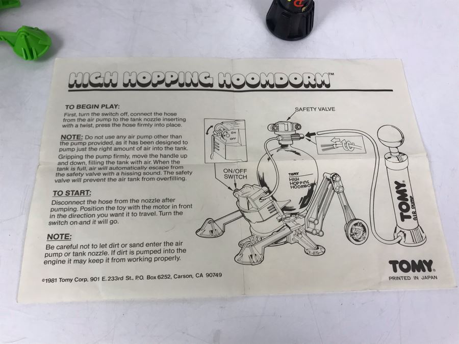 Pair Of Vintage Tomy Space Pets With Boxes: Stretch-Legged Stoomdorm Robot And High-Hopping Hoomdorm Robot [Photo 8]