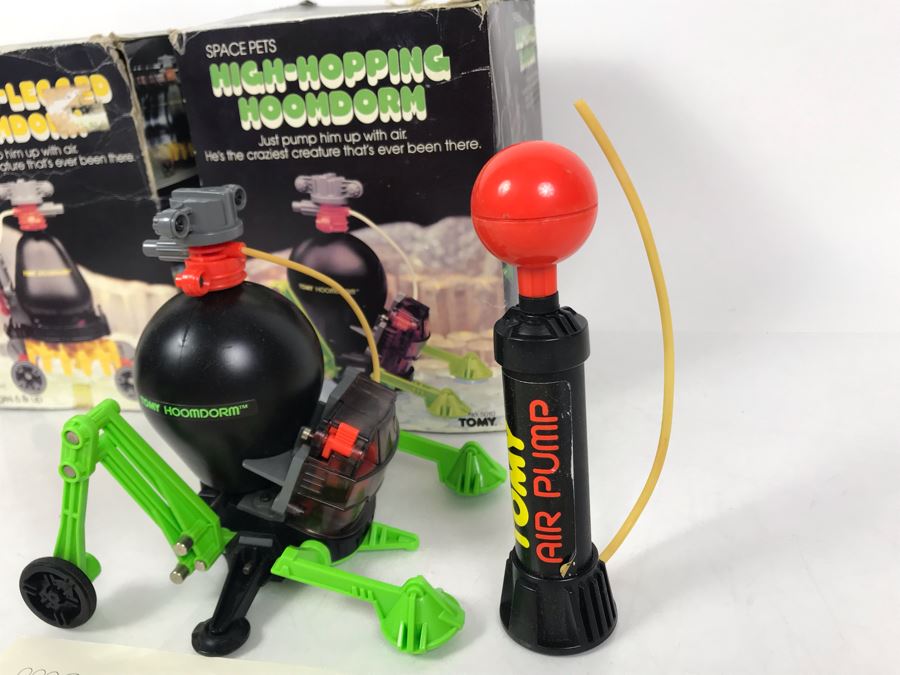 Pair Of Vintage Tomy Space Pets With Boxes: Stretch-Legged Stoomdorm Robot And High-Hopping Hoomdorm Robot [Photo 6]