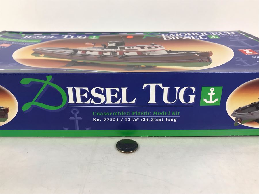 Lindberg Diesel Tug Plastic Model Kit New In Box [Photo 5]