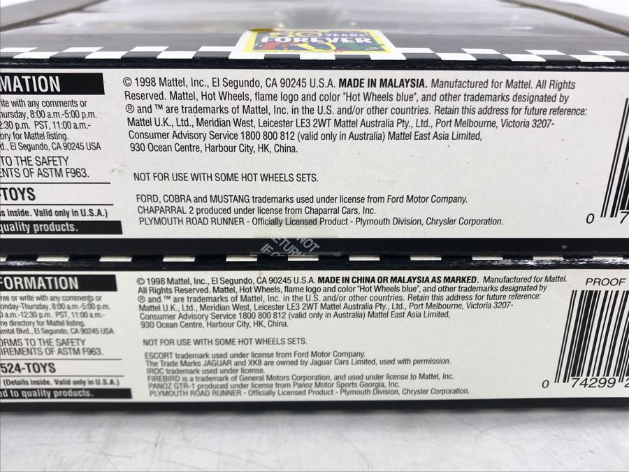 Vintage 1998 New Old Stock Mattel Hot Wheels Special Edition Racing Series Sets I And II [Photo 15]