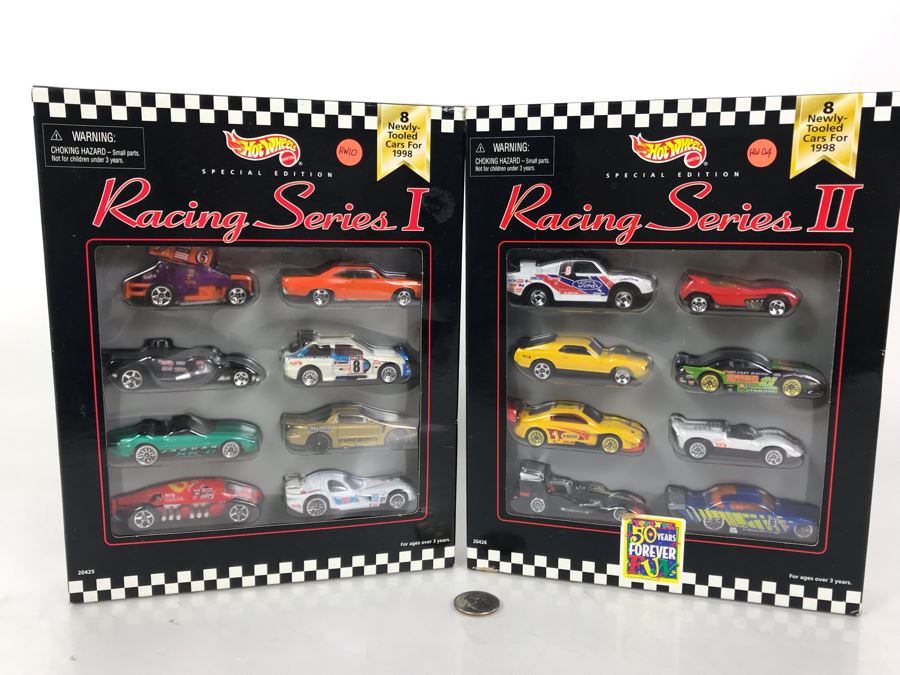 Vintage 1998 New Old Stock Mattel Hot Wheels Special Edition Racing Series Sets I And II [Photo 1]