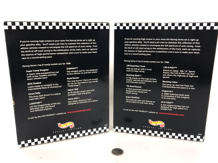 Vintage 1998 New Old Stock Mattel Hot Wheels Special Edition Racing Series Sets I And II [Photo 13]