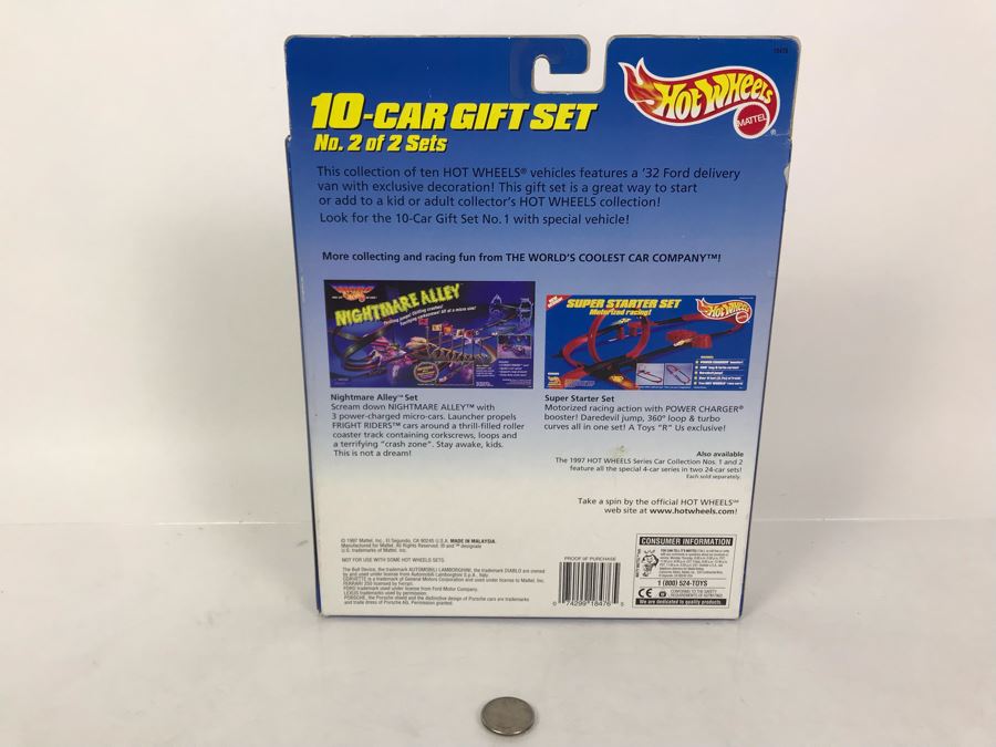 Vintage 1997 New Old Stock Mattel Hot Wheels 10-Car Gift Set [Photo 10]