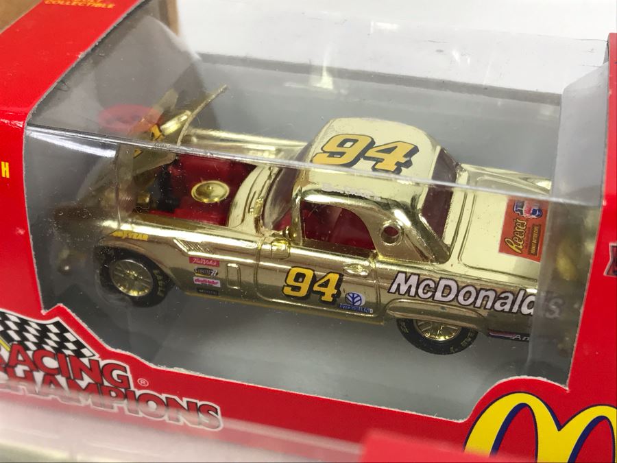 Rare Bill Elliot Stock Rod Fan Set With (4) Gold Cars [Photo 9]