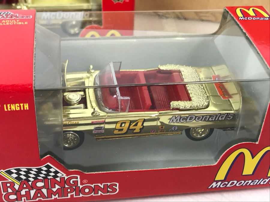 Rare Bill Elliot Stock Rod Fan Set With (4) Gold Cars [Photo 7]