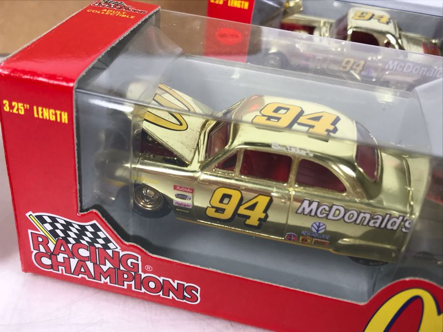 Rare Bill Elliot Stock Rod Fan Set With (4) Gold Cars [Photo 4]