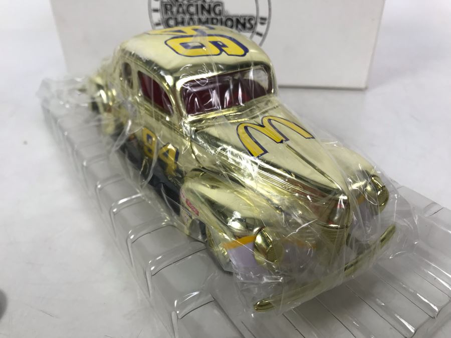 Stock Rod Gold Bill Elliot McDonalds NASCAR 50th 1940 Ford Coupe RC Mail Order Direct New Old Stock [Photo 4]